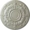 Ekena Millwork Oslo Ceiling Medallion (Fits Canopies up to 10 1/2"), Hand-Painted Flash Copper, 28 1/8"OD x 1 3/4"P CM28OSFCS - alternate 1